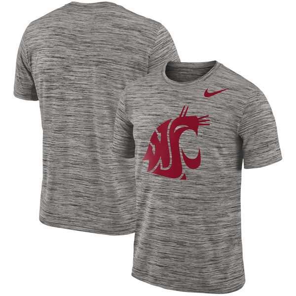 Nike Washington State Cougars Charcoal 2018 Player Travel Legend Performance T-Shirt,We sell and wholesale Nike Washington State Cougars Charcoal 2018 Player Travel Legend Performance T-Shirt on line form chian!